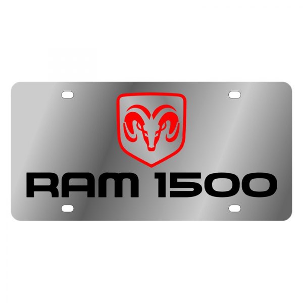 Eurosport Daytona® - MOPAR License Plate with Ram 1500 Logo and Emblem