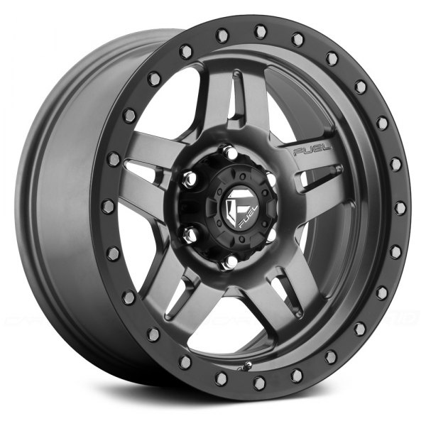FUEL® - D558 ANZA Graphite with Matte Black Bead Ring