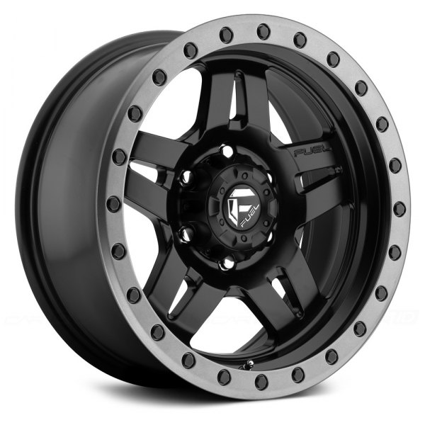 FUEL® - D557 ANZA Matte Black with Graphite Bead Ring