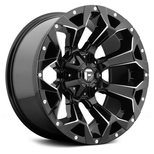 FUEL® - D576 ASSAULT Gloss Black with Milled Accents