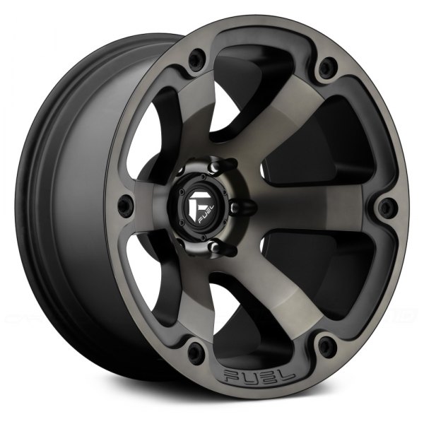 FUEL® - D564 BEAST Black with Machined Face and Double Dark Tint