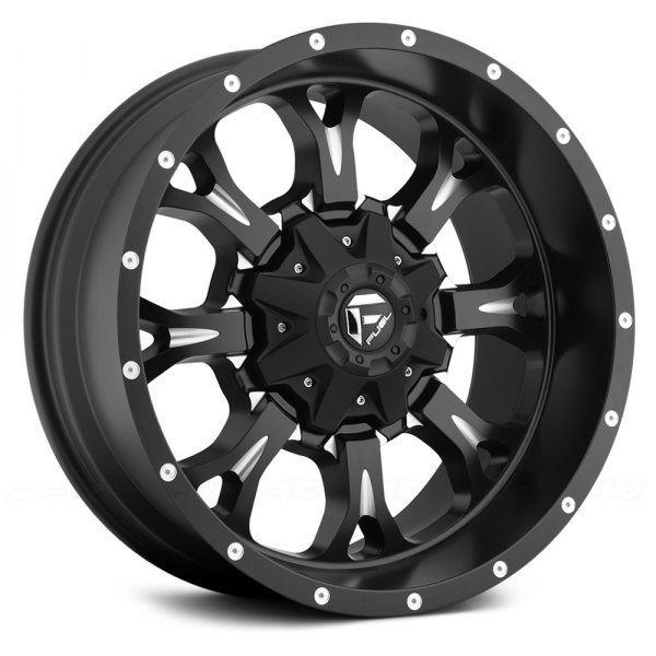 FUEL® - D517 KRANK Matte Black with Milled Accents