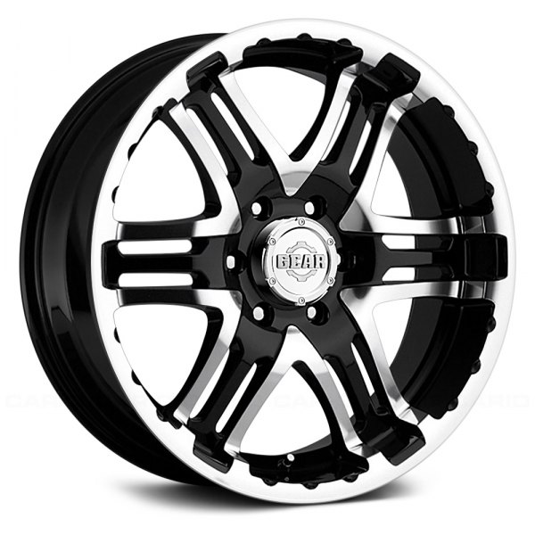 GEAR OFF ROAD® - 713M DOUBLE PUMP Gloss Black with Mirror Machined Face