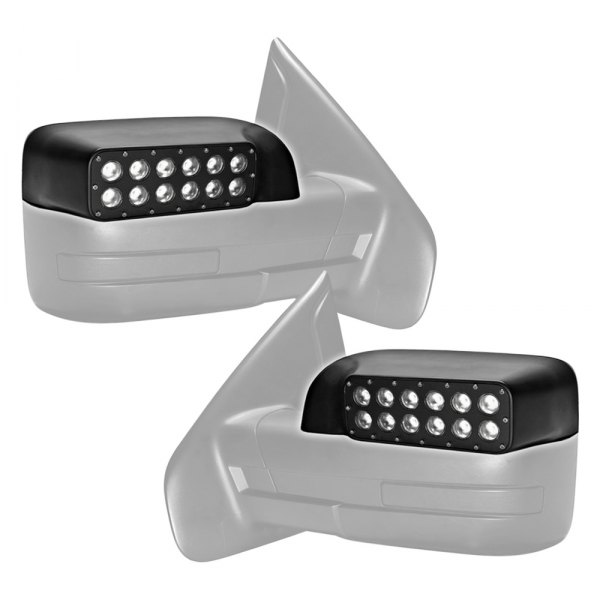 Oracle Lighting® - Side Mirror Off-Road 2x12W LED Caps