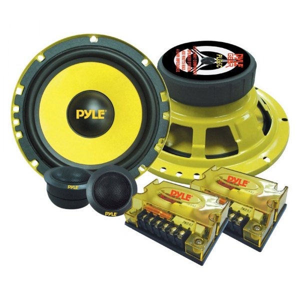 Pyle® - Gear Series 6-1/2" 2-Way 400W Component Speaker System