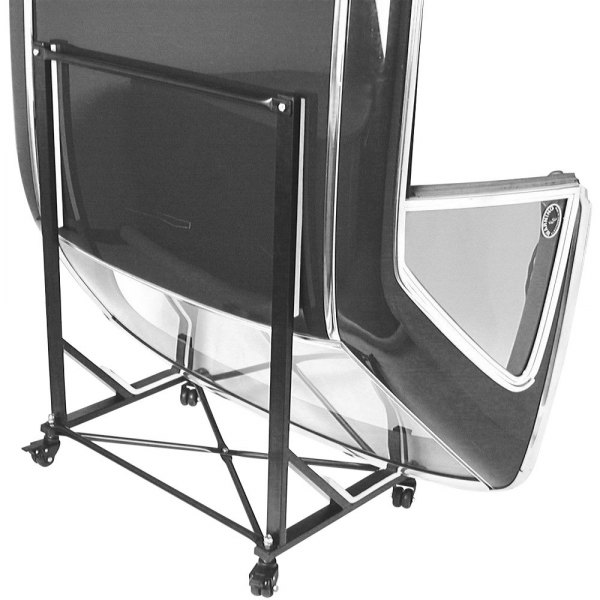 URO Parts® - Black Hard Top Storage Cart with Cover