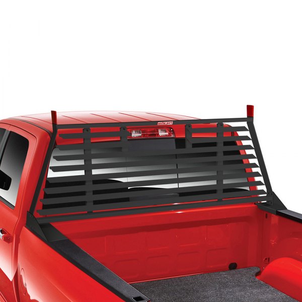 Weather Guard® - PROTECT-A-RAIL™ Black Steel Louvered Cab Protector