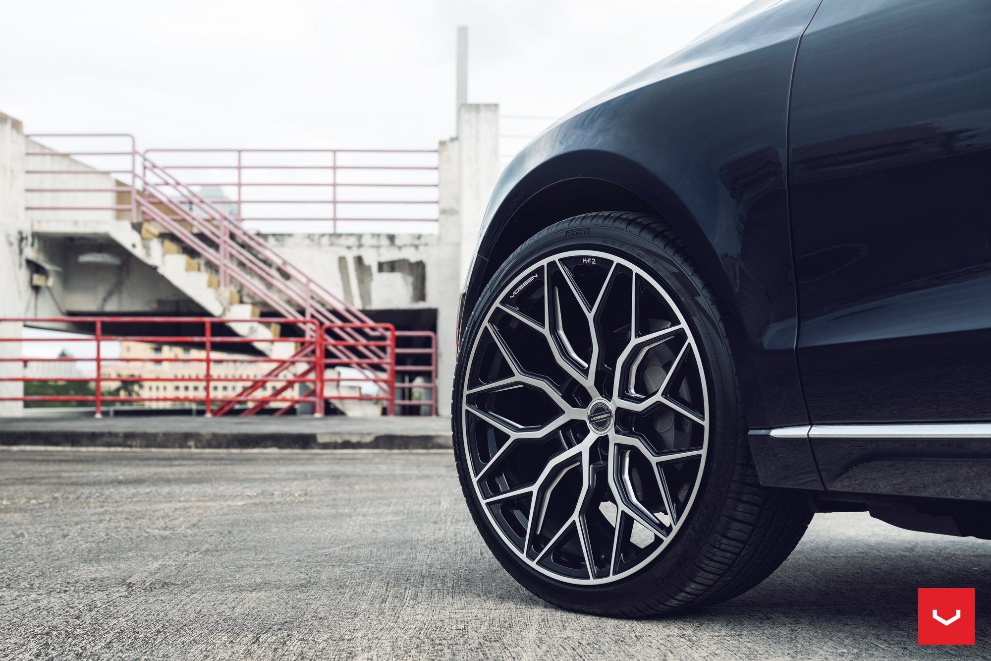 Vossen Wheels on Custom Black Audi Q5 - Photo by Vossen Wheels