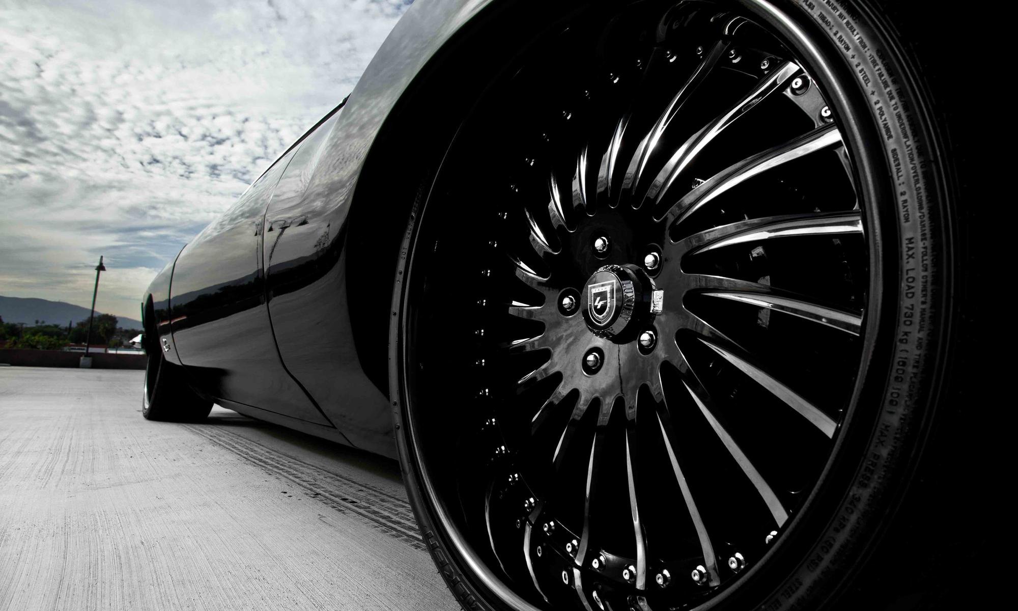 LF Series Lexani Custom Wheels on Black Buick Riviera - Photo by Lexani
