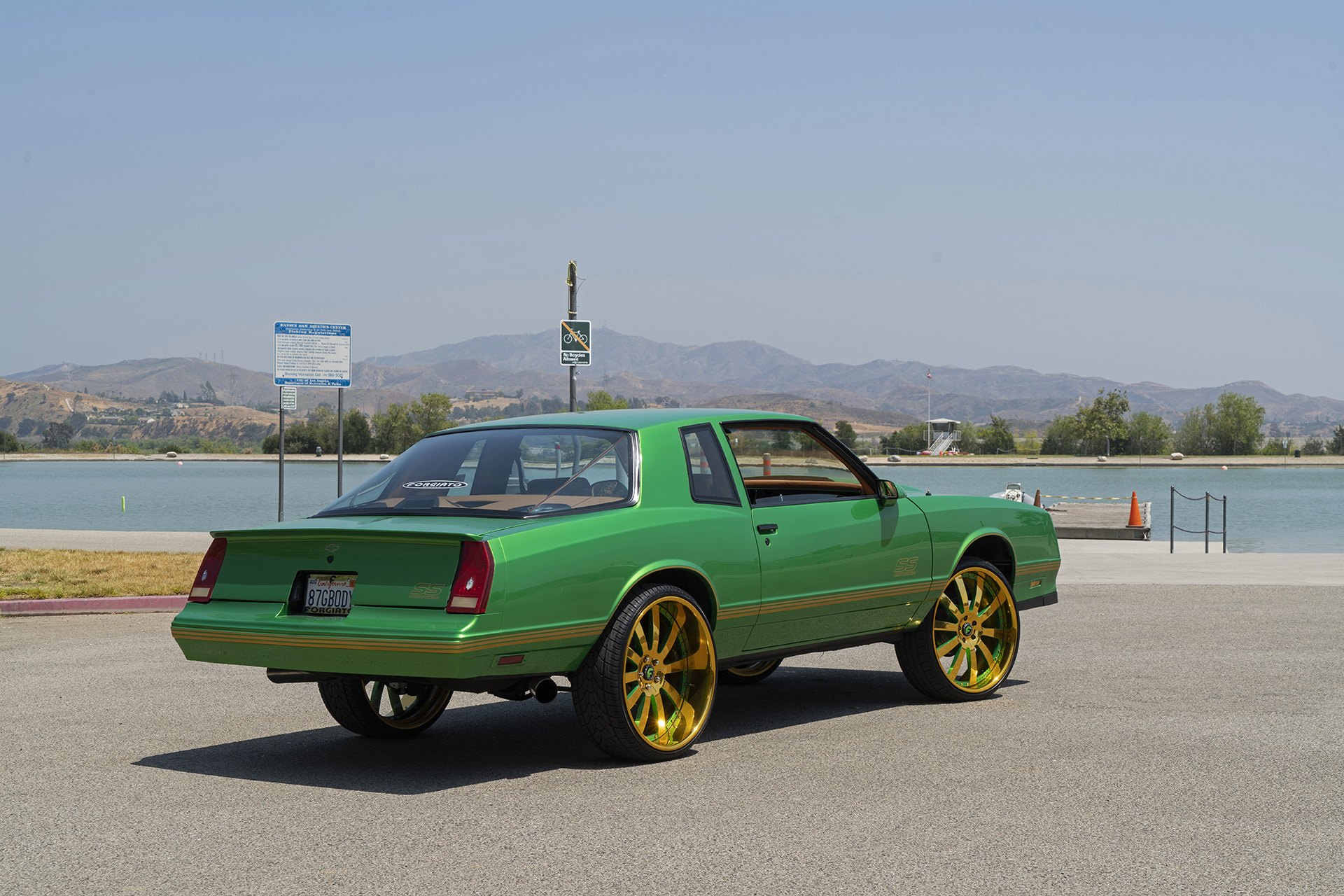 Green Chevy Monte Carlo SS with Rear Lip Spoiler - Photo by Forgiato