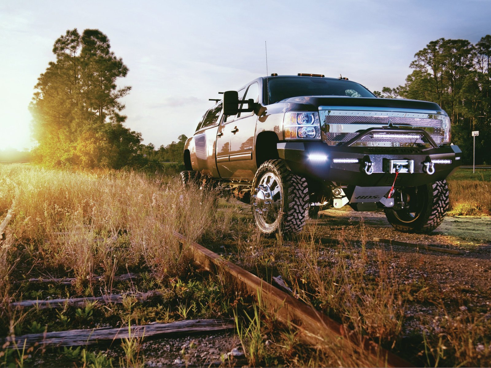 Chevy Silverado HD With BDS Suspension Lift - Photo by American Force