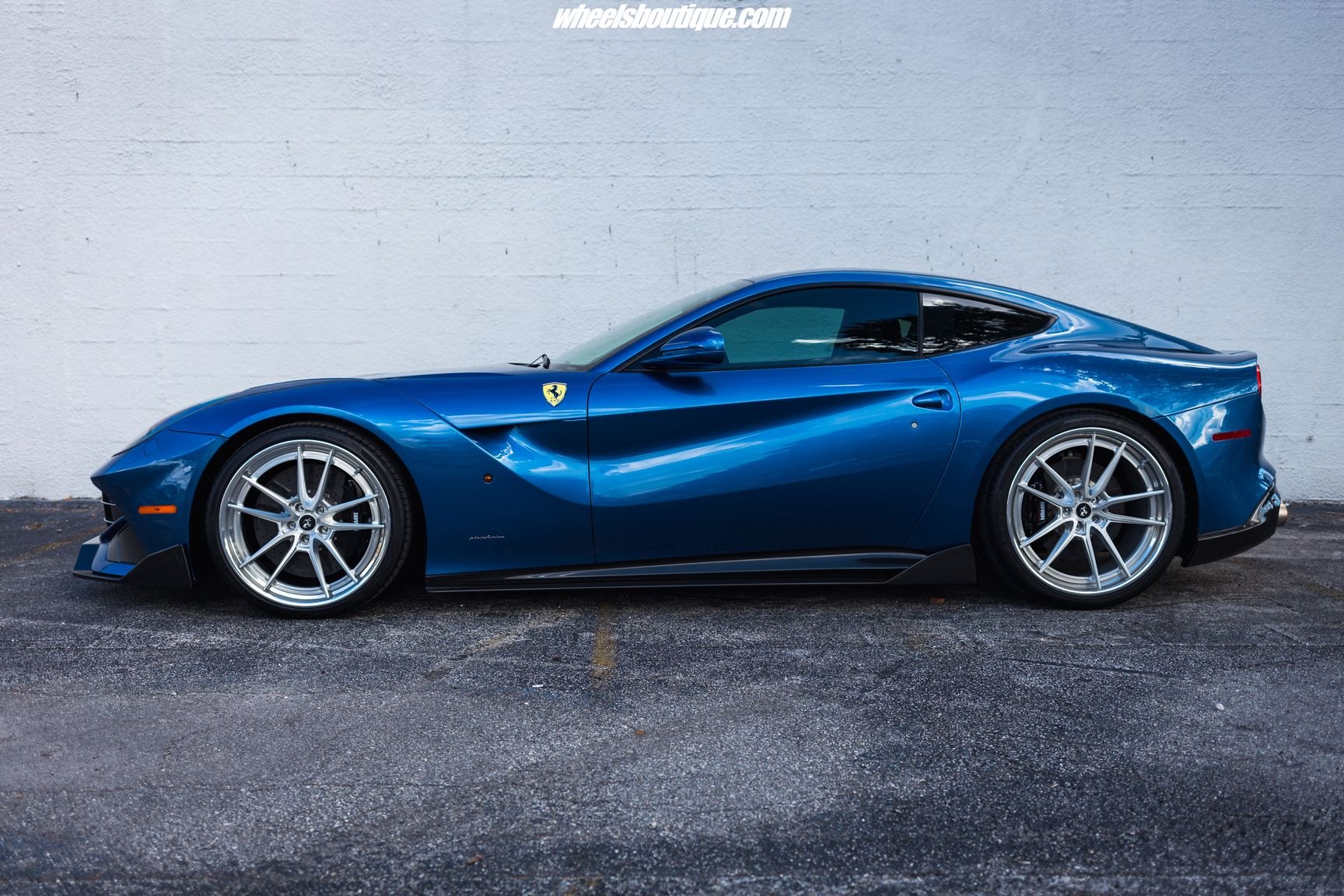 Blue Ferrari F12 with Custom Anrky Rims - Photo by Anrky Wheels
