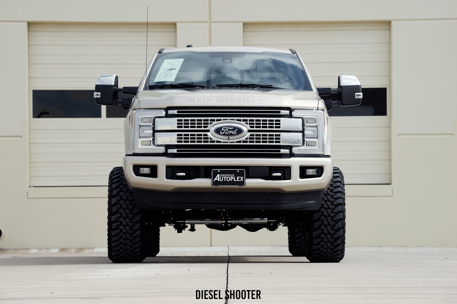 Lifted Ford F-250 FX4 with Custom Rear Bumper - Photo by Diesel Shooter
