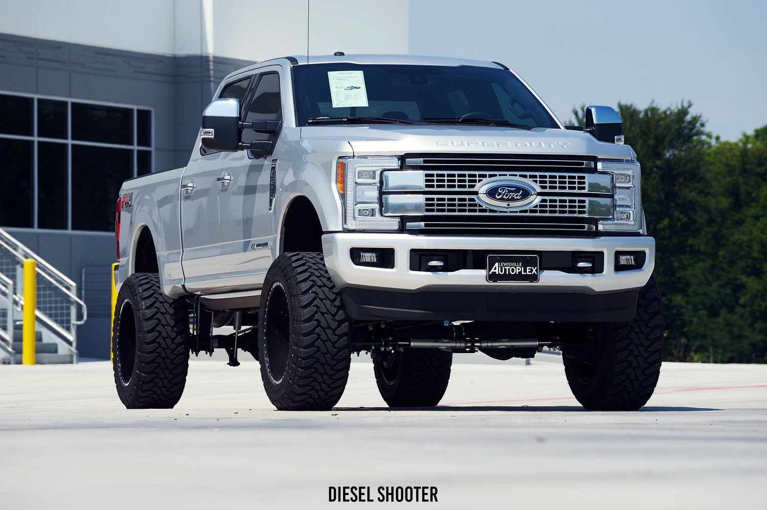Ford F-250 Platinum with Off-road Shocks - Photo by Diesel Shooter