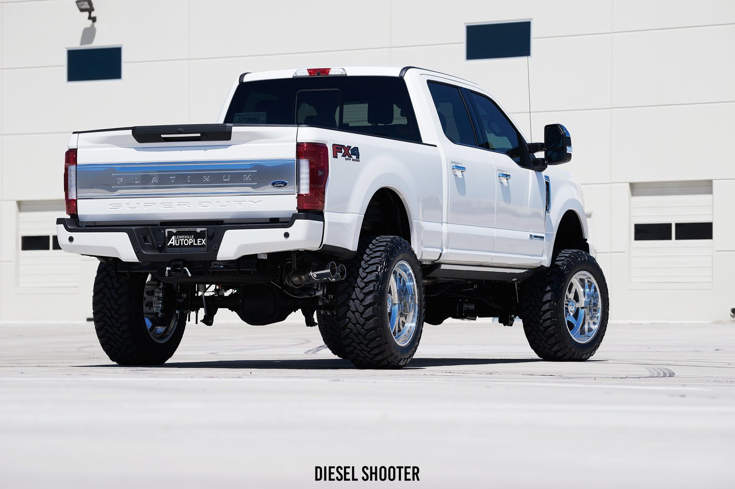 Ford F-250 Platinum with Chrome Rear Step Bumper - Photo by Diesel Shooter