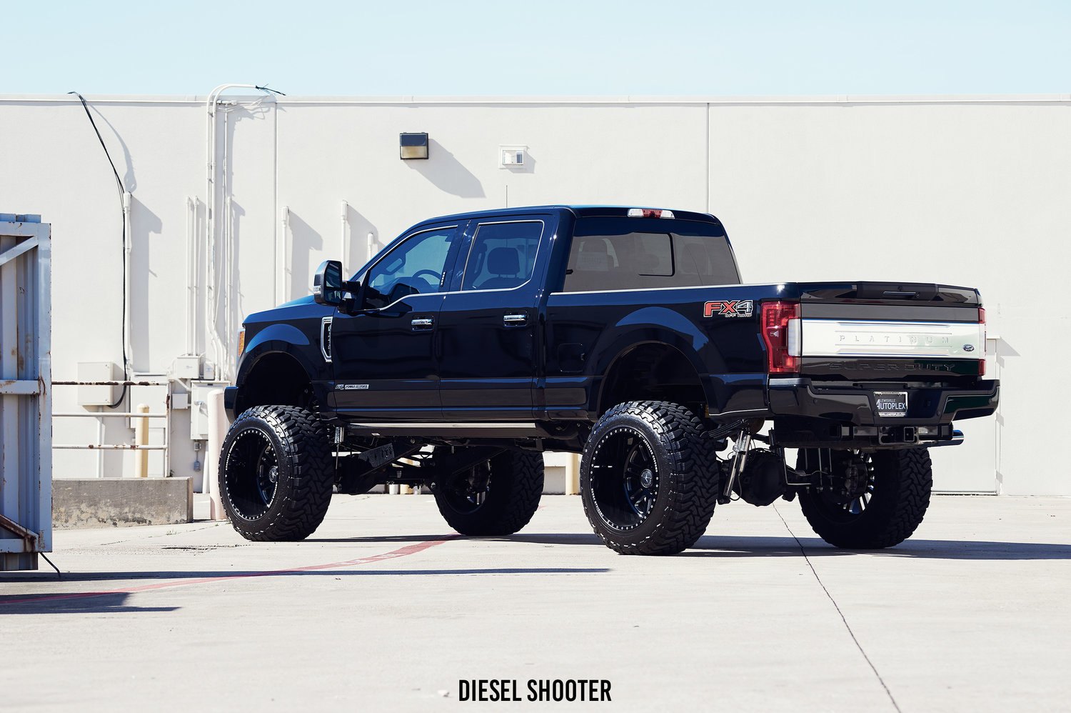 Black Platinum Ford F-250 with Aftermarket Lift Kit - Photo by Diesel Shooter