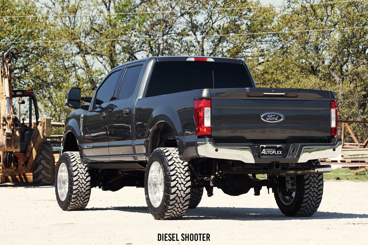 Lifted Ford Powerstroke on Toyo Open Country M/T Tires - Photo by Diesel Shooter