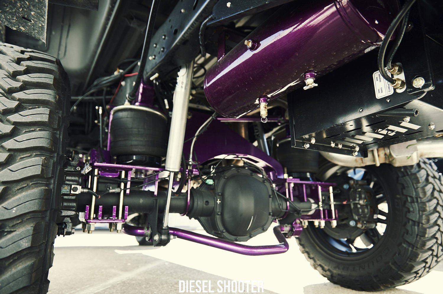 6 Inch Suspension Kit with Fox Shocks on Custom Ford F-250 - Photo by Diesel Shooter