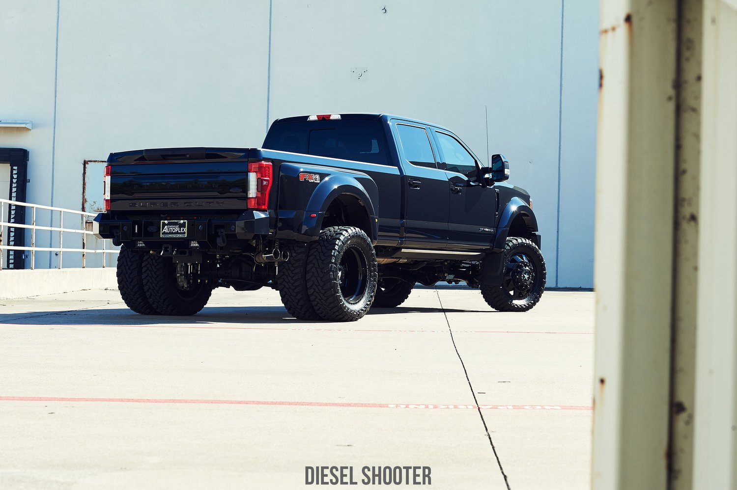 Lifted Ford F-450 on Toyo Open Country M/T Tires - Photo by Diesel Shooter
