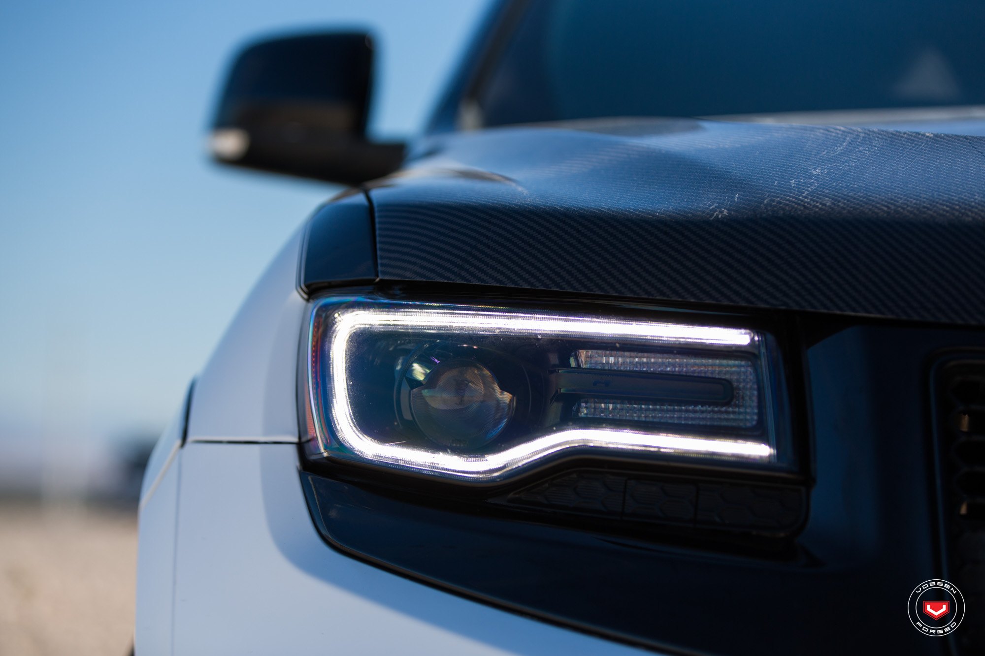 Jeep Grand Cherokee SRT LED DRL Headlights - Photo by Vossen