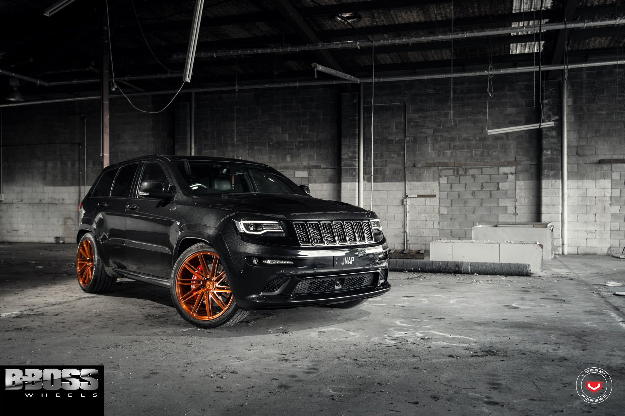 Custom Painted Vossen VPS309 Rims on Jeep Grand Cherokee - Photo by Vossen