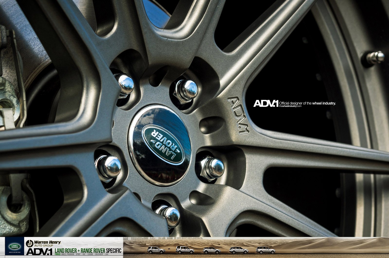 White Range Rover Evoque with Texture Gunmetal ADV1 Rims - Photo by ADV.1