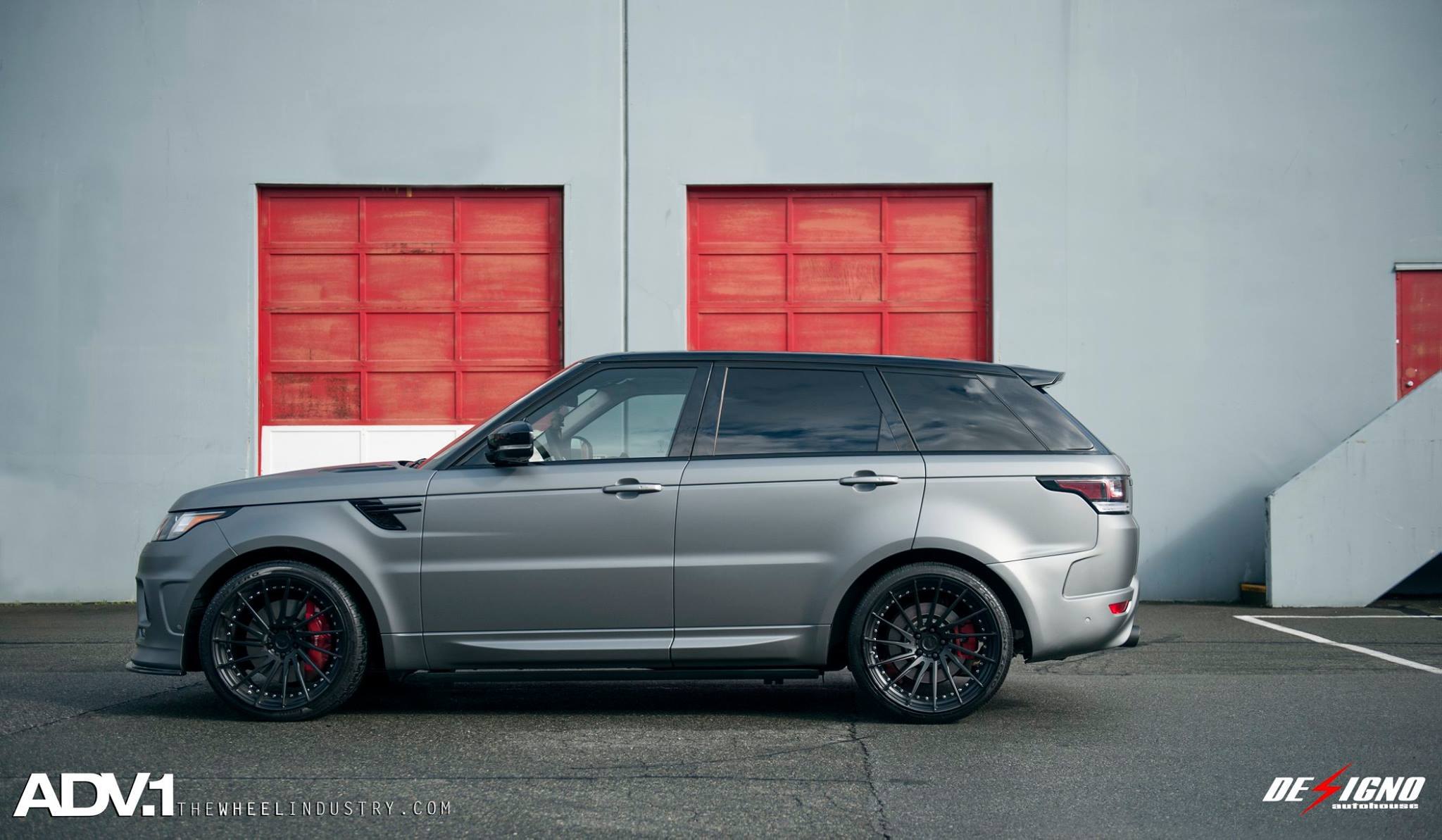 Matte Gray Range Rover Sport with Running Boards - Photo by ADV.1