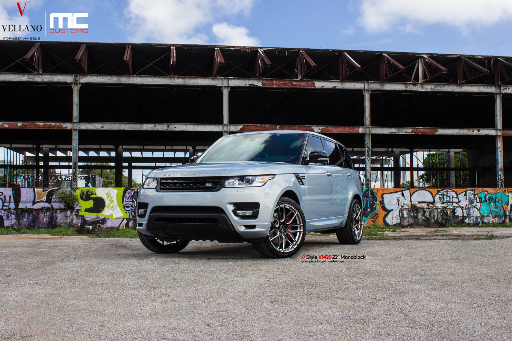 Custom Light Blue Range Rover Sport - Photo by Vellano