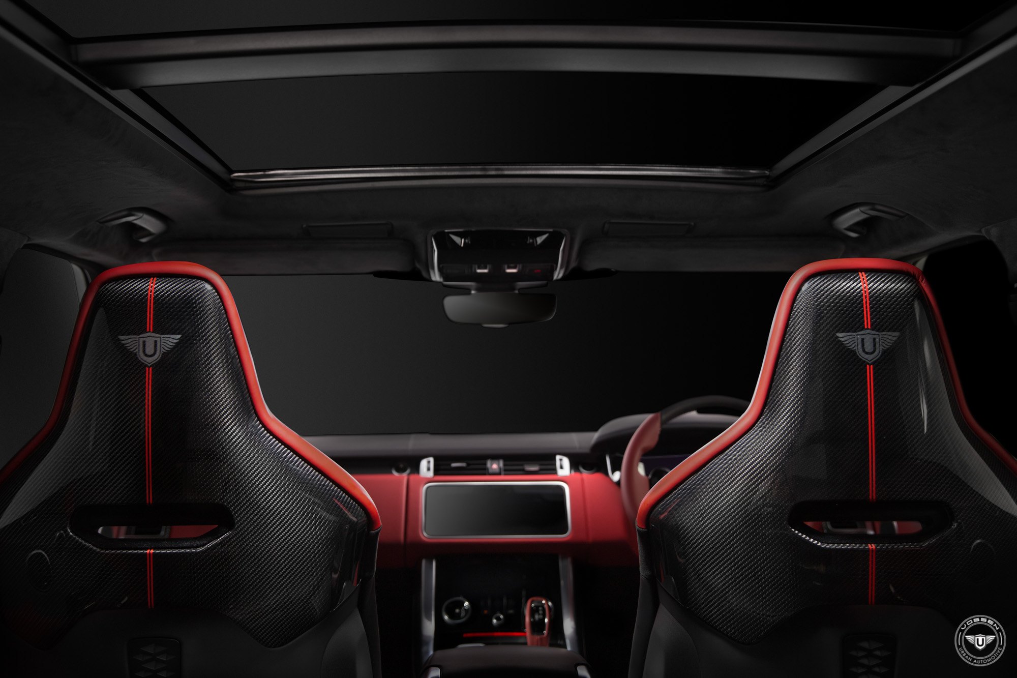 Range Rover Sport with Carbon Fiber Interior Kit - Photo by Vossen