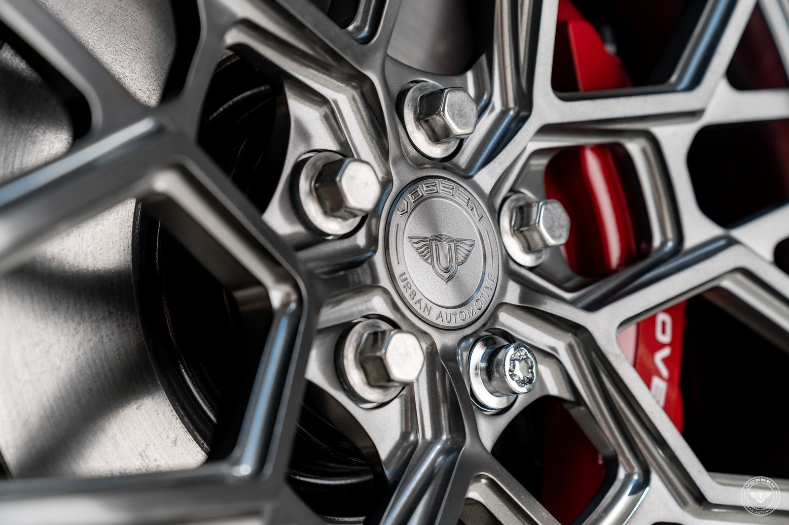 Polished Vossen Forged Rims on White Range Rover Sport - Photo by Vossen