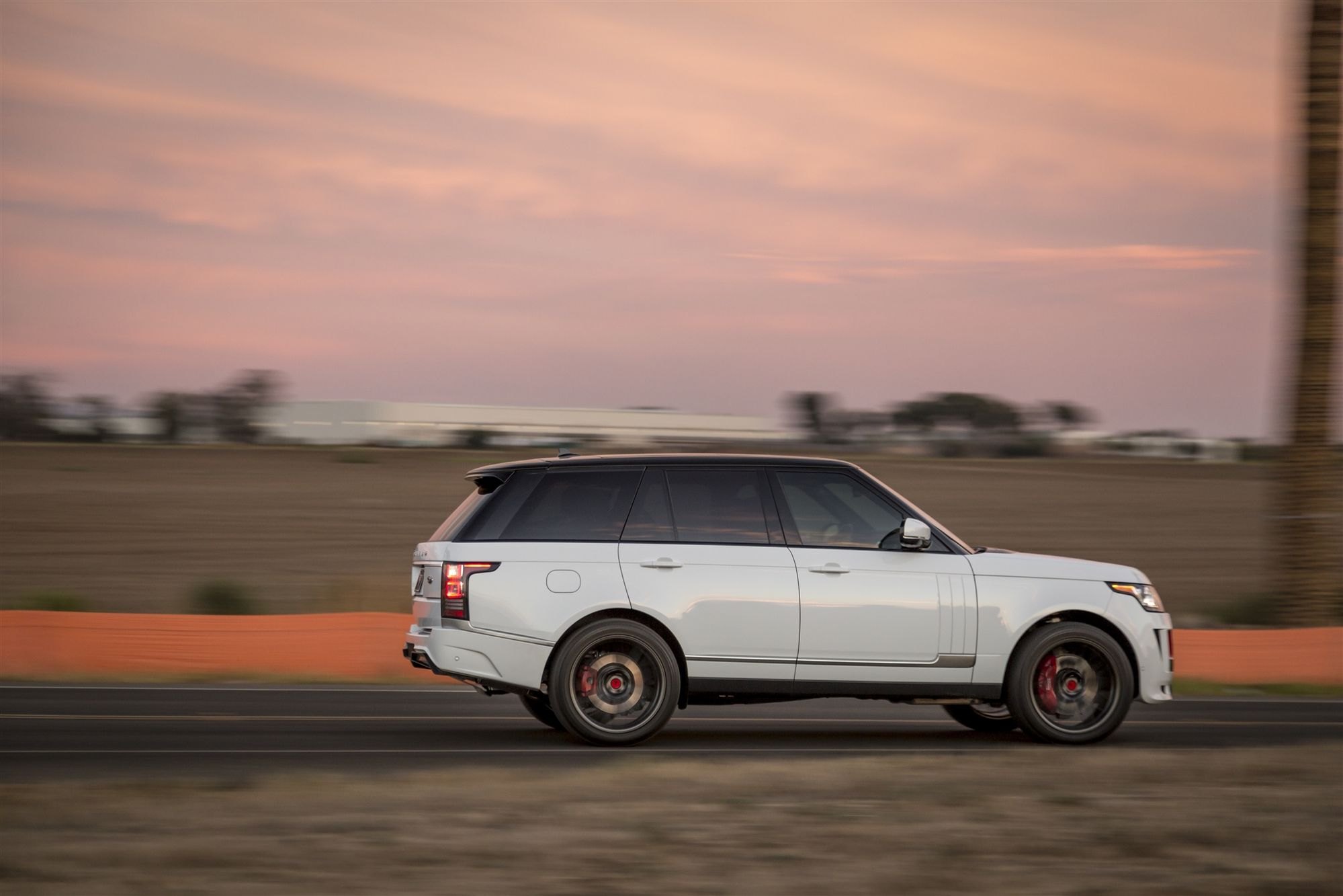 White Range Rover with Custom Vorsteiner Wheels - Photo by Vorstiner