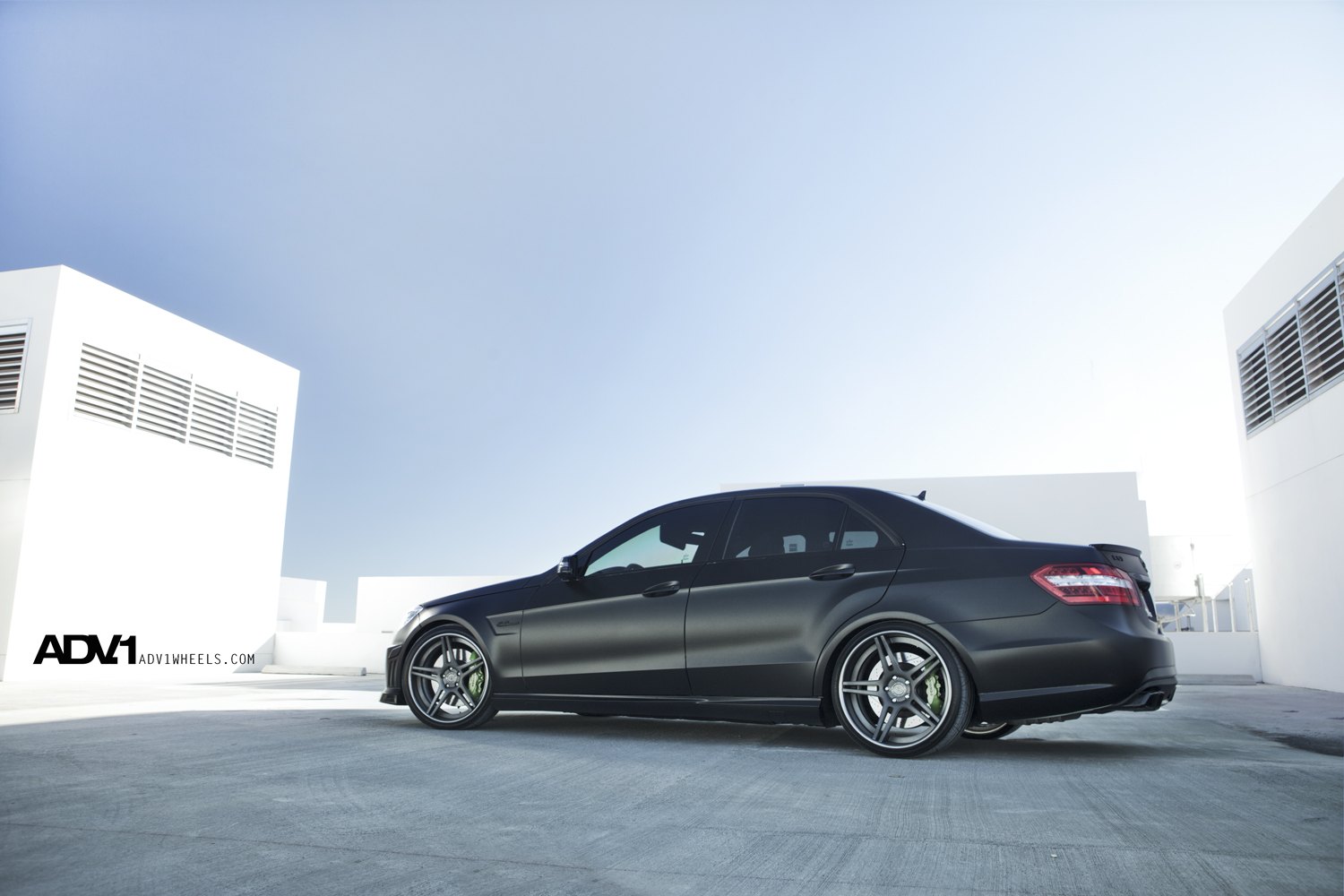 Mercedes E63 AMG With Lowered Suspension - Photo by ADV.1