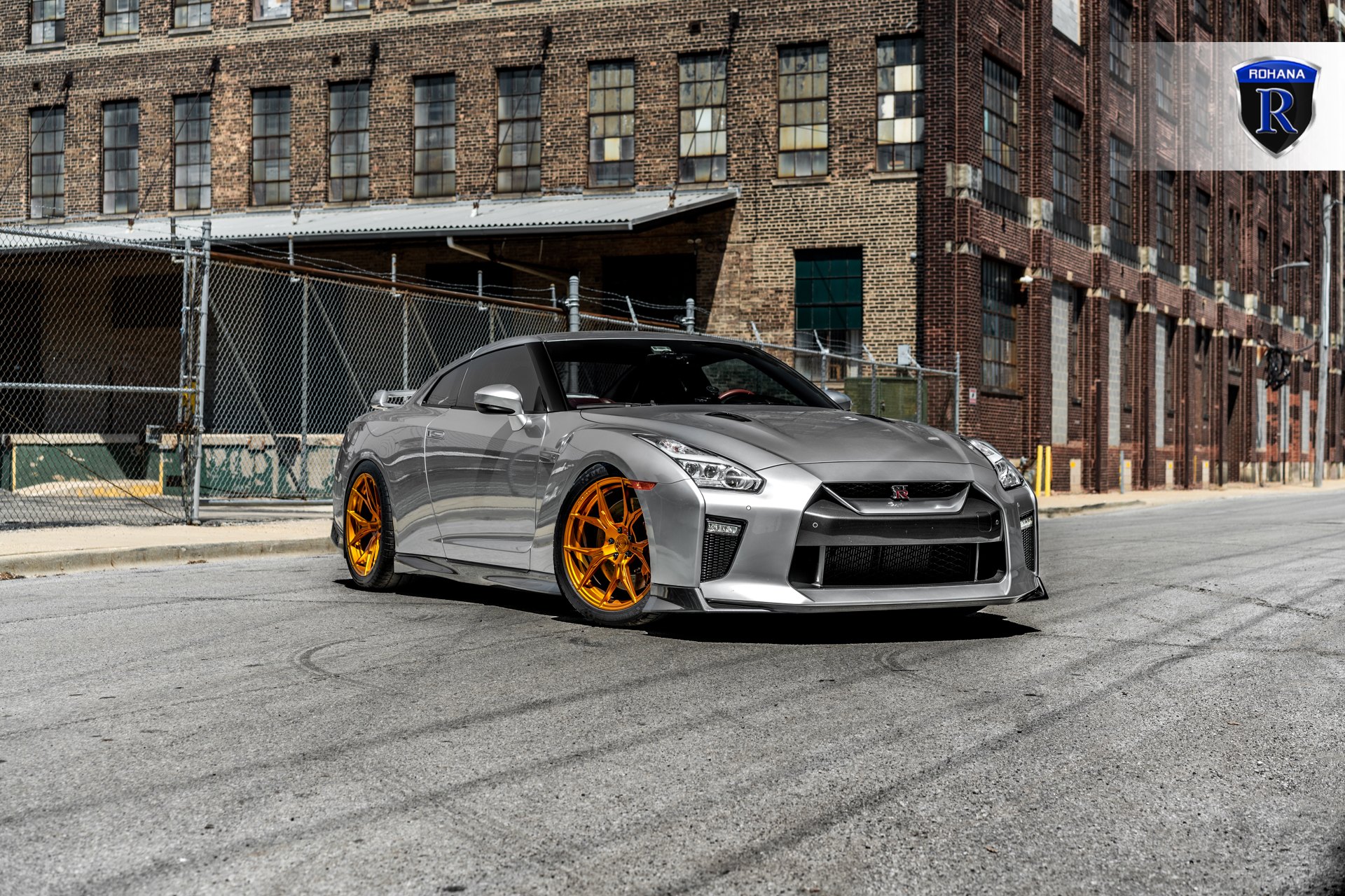 Silver Nissan GT-R with Crystal Clear Headlights - Photo by Rohana Wheels