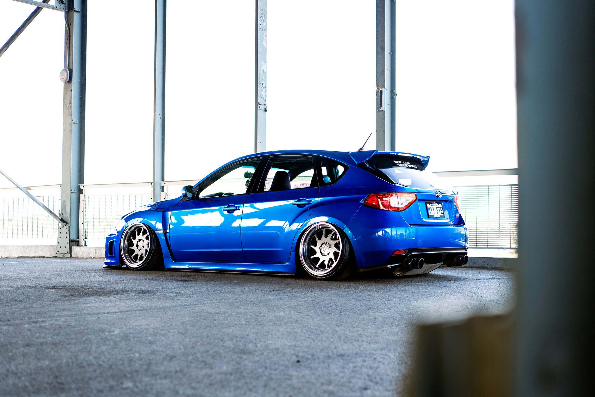 Subaru WRX STi With Air Suspension - Photo by Rotiform