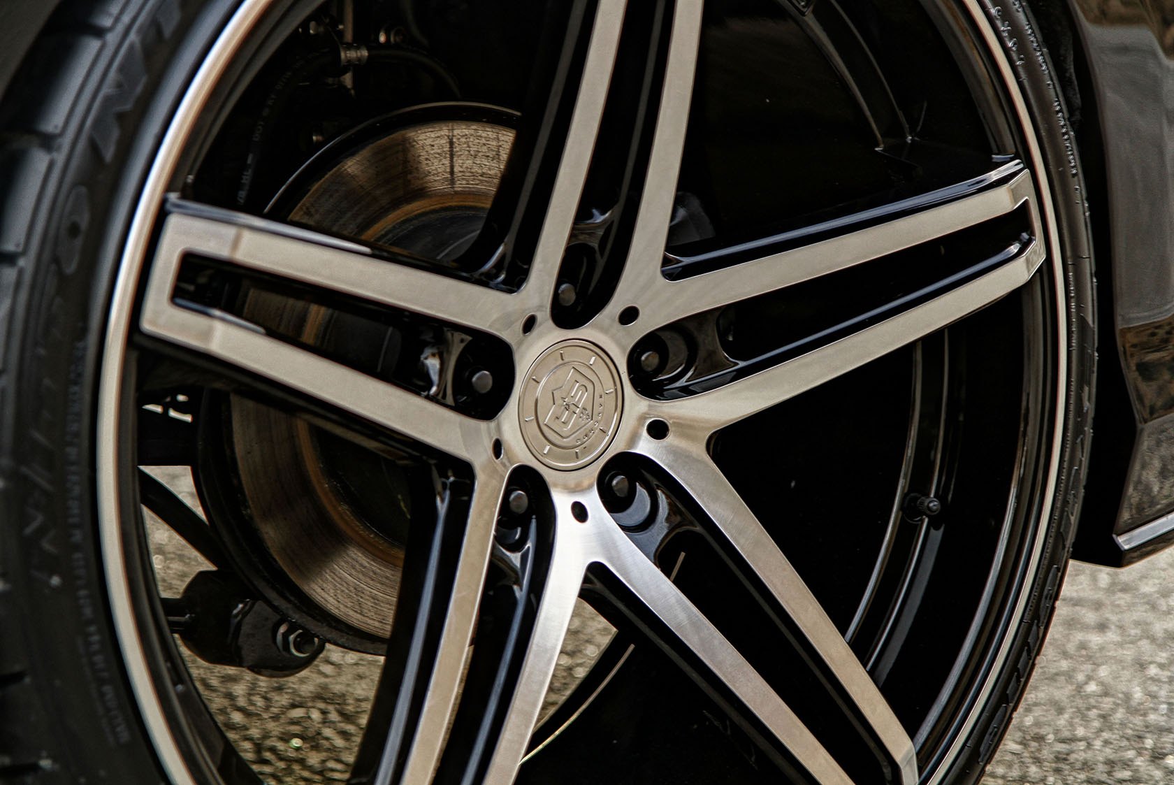 Black Toyota Camry with Custom TIS Wheels - Photo by TIS Wheels