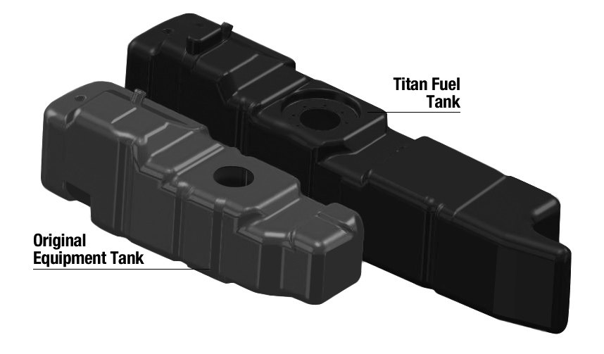 OEM vs Titan Fuel Tank